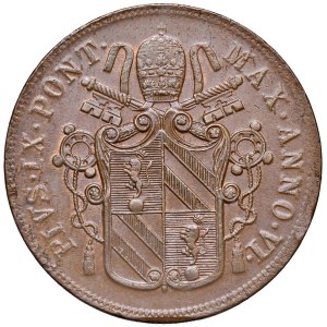 Papal coins - Pio IX (1846-1878) 5 Baiocchi 1852 A. VI - Nomisma...