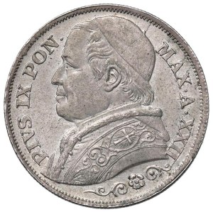 Papal coins - Pius IX (1846-1870) 2 Lire 1867 A. XXII - Nomisma 8...