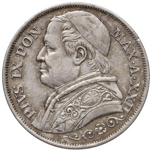 Papal coins - Pius IX (1846-1870) 2 Lire 1867 A. XXII - Nomisma 8...