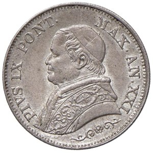 Papal coins - Pio IX (1846-1878) Lira 1866 A. XXI - Nomisma 872 ...