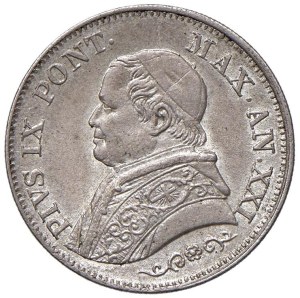 Papal coins - Pius IX (1846-1878) Lira 1866 A. XXI - Nomisma 872 ...