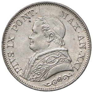 Papal coins - Pius IX (1846-1878) Lira 1866 An. XXI - Nomisma 873...