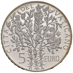 Papal coins - Benedetto XVI (2005-2013) 5 Euro 2005 60Â° Anniver...