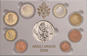 Papal coins - Benedict XVI (2005-2013) Divisional 2008 - Series...