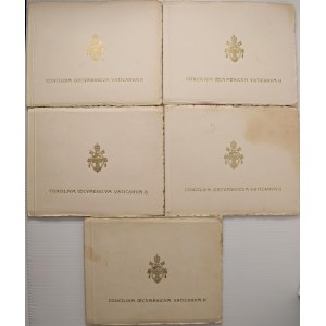 Papal coins - Lotto di nove divisionali come da foto. Da esamina...