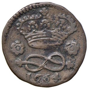 Savoy Coins - SAVOIA Carlo Emanuele II (1648-1675) 2 Denari 1664...