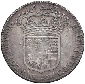 Savoy Coins - Victor Amadeus II (regency, 1675-1680) Lira 1677...