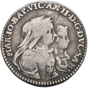 Savoy Coins - Victor Amadeus II (regency, 1675-1680) Half-lir...