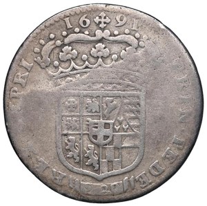 Savoy Coins - Victor Amadeus II (1680-1730) Lira 1691 - MIR 972...