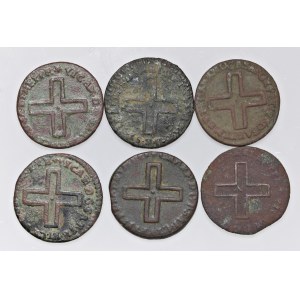 Savoy Coins - SAVOIA Lotto di sei monete da 2 denari...