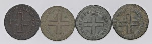 Savoy Coins - SAVOY Lot of four 2-denier coins...