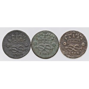 Savoy Coins - SAVOIA Lotto di tre monete da 2 denari...