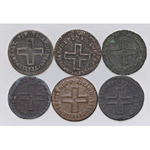 Savoy Coins - SAVOIA Lotto di sei monete da 2 denari...
