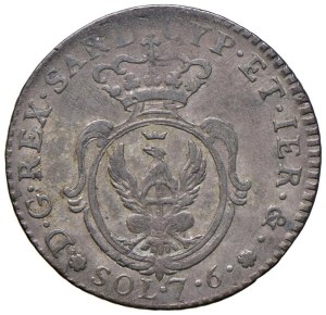 Savoy Coins - Charles Emmanuel IV (1796-1802) 7.6 Soldiers 1800 - Nom...