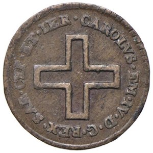 Savoy Coins - Carlo Emanuele IV (1796-1802) 2 Denari 1799 - Nomi...