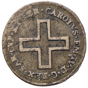 Savoy Coins - Carlo Emanuele IV (1796-1802) 2 Denari 1800 - Nomi...