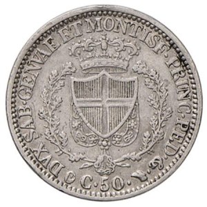 Savoy Coins - Carlo Felice (1821-1831) 50 Centesimi 1830 T (P) -...