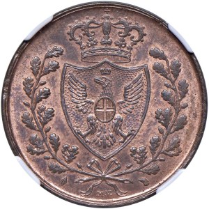 Savoy Coins - Charles Felix (1821-1831) 5 cents 1826 T - Names...