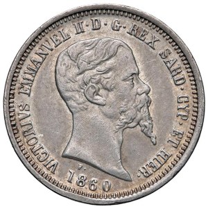 Savoy Coins - Victor Emmanuel II (1849-1861) 50 cents 1860...