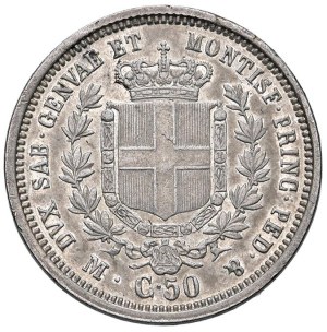 Savoy Coins - Victor Emmanuel II (1849-1861) 50 cents 1860...