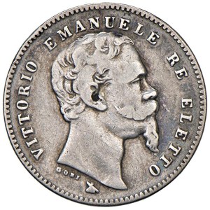 Savoy Coins - Vittorio Emanuele II re eletto (1859-1861) Lira 18...