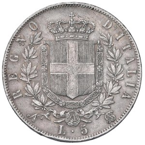 Savoy Coins - Vittorio Emanuele II (1861-1878) 5 lire 1864 N - N...