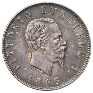 Savoy Coins - Vittorio Emanuele II (1861-1878) 2 Lire 1863 T ste...