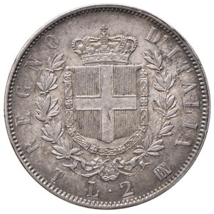 Savoy Coins - Vittorio Emanuele II (1861-1878) 2 Lire 1863 T ste...