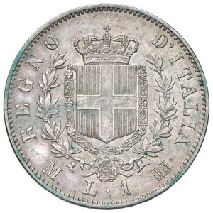 Savoy Coins - Vittorio Emanuele II (1861-1878) Lira 1863 M stemm...