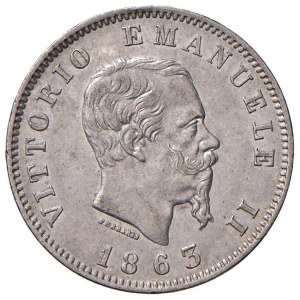 Savoy Coins - Vittorio Emanuele II (1861-1878) Lira 1863 M valor...