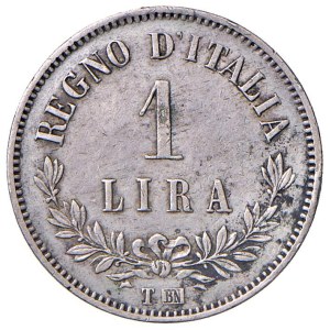 Savoy Coins - Vittorio Emanuele II (1861-1878) Lira 1863 T valor...