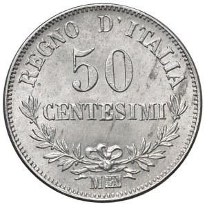 Savoy Coins - Vittorio Emanuele II (1861-1878) 50 Centesimi 1863...