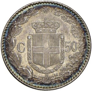 Savoy Coins - Umberto I (1878-1900) 50 Centesimi 1889 - Nomisma ...