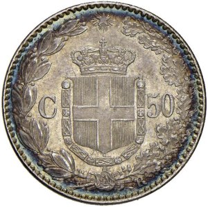 Savoy Coins - Humbert I (1878-1900) 50 cents 1889 - Nomisma ...