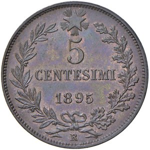 Savoy Coins - Umberto I (1878-1900) 5 Centesimi 1895 R - Nomisma...