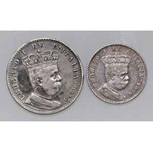 Savoy Coins - Umberto I (1878-1900) Eritrea - 50 Centesimi 1890 ...