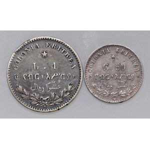 Savoy Coins - Umberto I (1878-1900) Eritrea - 50 Centesimi 1890 ...