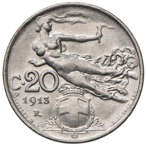 Savoy Coins - Victor Emmanuel III (1900-1946) 20 cents 191...