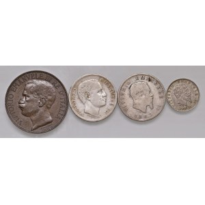 Savoy Coins - Lotto di quattro monete come da foto. Da esaminare...