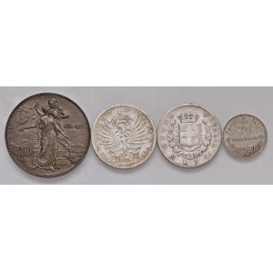 Savoy Coins - Lotto di quattro monete come da foto. Da esaminare...