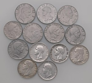 Savoy Coins - Lot of coins of Victor Emmanuel III including 4 ...