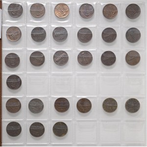 Savoy Coins - Lotto di 28 monete di Vittorio Emanuele III da 5 c...
