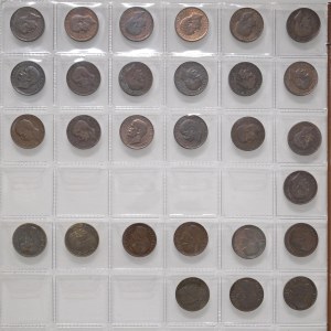 Savoy Coins - Lotto di 28 monete di Vittorio Emanuele III da 5 c...