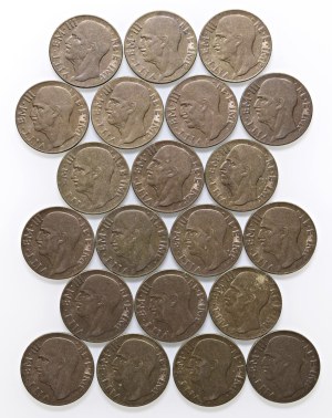 Savoy Coins - Lot of 21 coins of the Kingdom of Victor Emmanuel ...