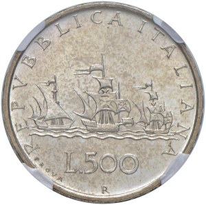Italian Republic - REPUBBLICA ITALIANA (1946-) 500 Lire 1957 Proof - ...