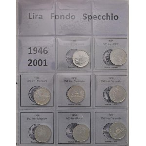 Italian Republic - REPUBBLICA ITALIANA Raccolta delle 500 lire ed alt...