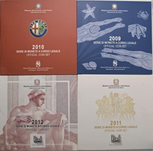Italian Republic - REPUBBLICA ITALIANA DivisionalI 2009-2018 - Lot ...