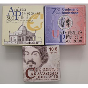 Italian Republic - REPUBBLICA ITALIANA 10 Euro 2008 UniversitÃ  di Pe...