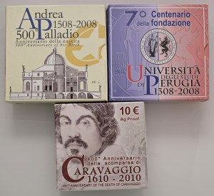 Italian Republic - REPUBBLICA ITALIANA 10 Euro 2008 University of Pe...
