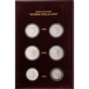 Italian Republic - REPUBBLICA ITALIANA Serie Storia della Lira anni 1...